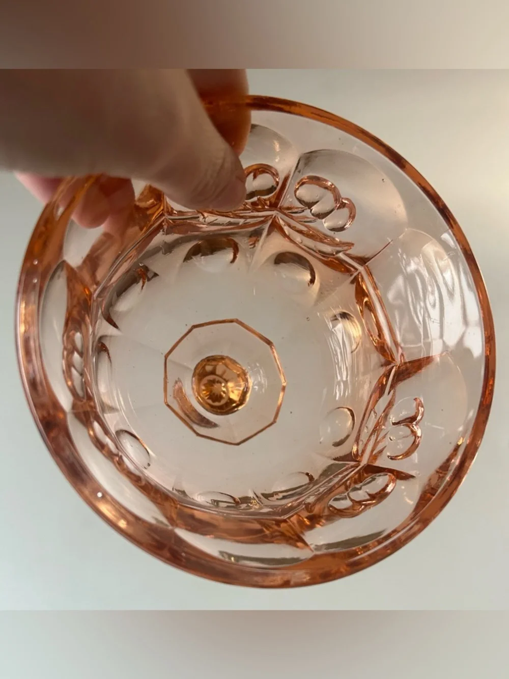 Vintage Mosser Glass "Cherry & Cable" Pink Glass Butter Dish - Picture 9 of 11